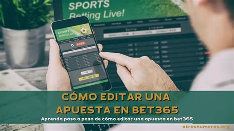 Editar apuesta .